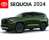 3/4 Quarter Left Facing Image of a Green 2024 Sequoia Hybrid